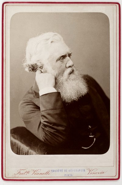Austen Henry Layard (1817 - 1894), Traveler, Archaeologist, Cuneiformist, Art Historian, Draughtsman, Collector, Author, Politician and Diplomat, Best Known as the Excavator of Nimrud by Venezia Upload Fratelli Vianelli